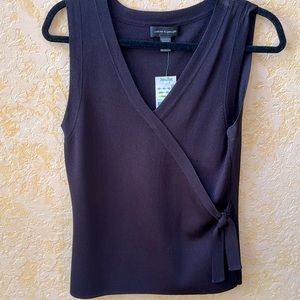 Cable & Gauge Black Sleeveless Top Size L